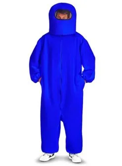 Déguisement Among Us Imposteur Bleu