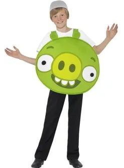 Déguisement Cochon Vert Angry Pour Enfant
