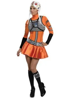 Déguisement De Pilote X Wing Star Wars Pour Femme