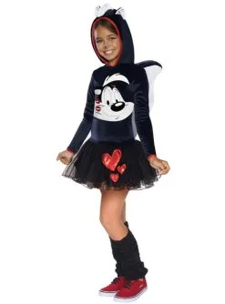 Déguisement Pépé Le Putois Looney Tunes Fille