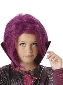 Perruque De Mal Descendants Pour Fille
